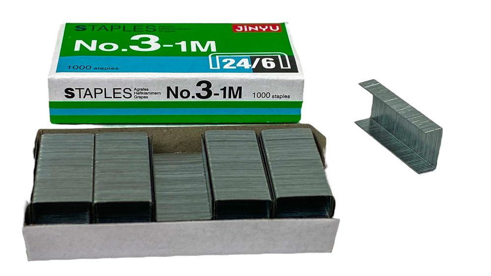 Скрепки для степлера 24мм Unison (24/6)