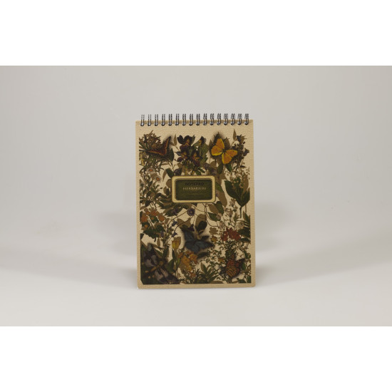 Блокнот з перфорацією 80 арк А5 спіраль клітинка Ofort (KF5180K)