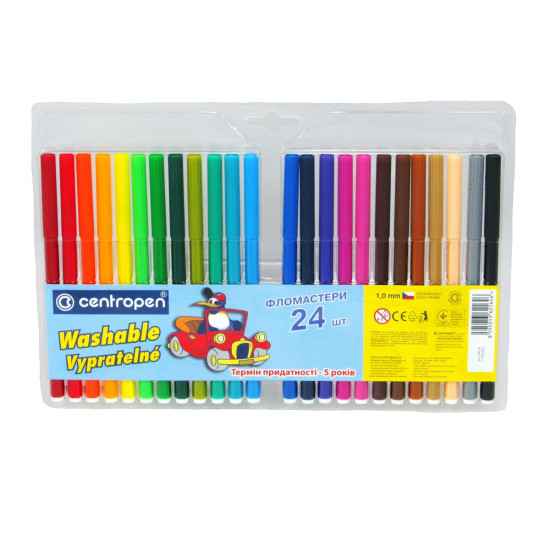Фломастеры Centropen 24 цвета, 7790/24 (7790/24)