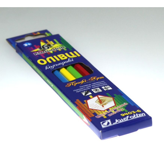 Карандаши цветные Josef Otten 6цв (9403-6)