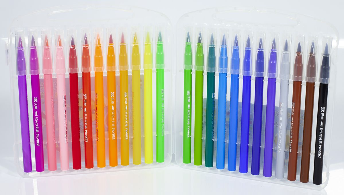 Набір фломастерів 24шт, пластиковий чемодан з ручкою (81170TC-24)