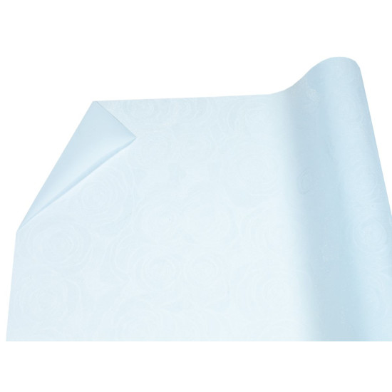 Пленка шёлк роза Голубой (PSR-8)