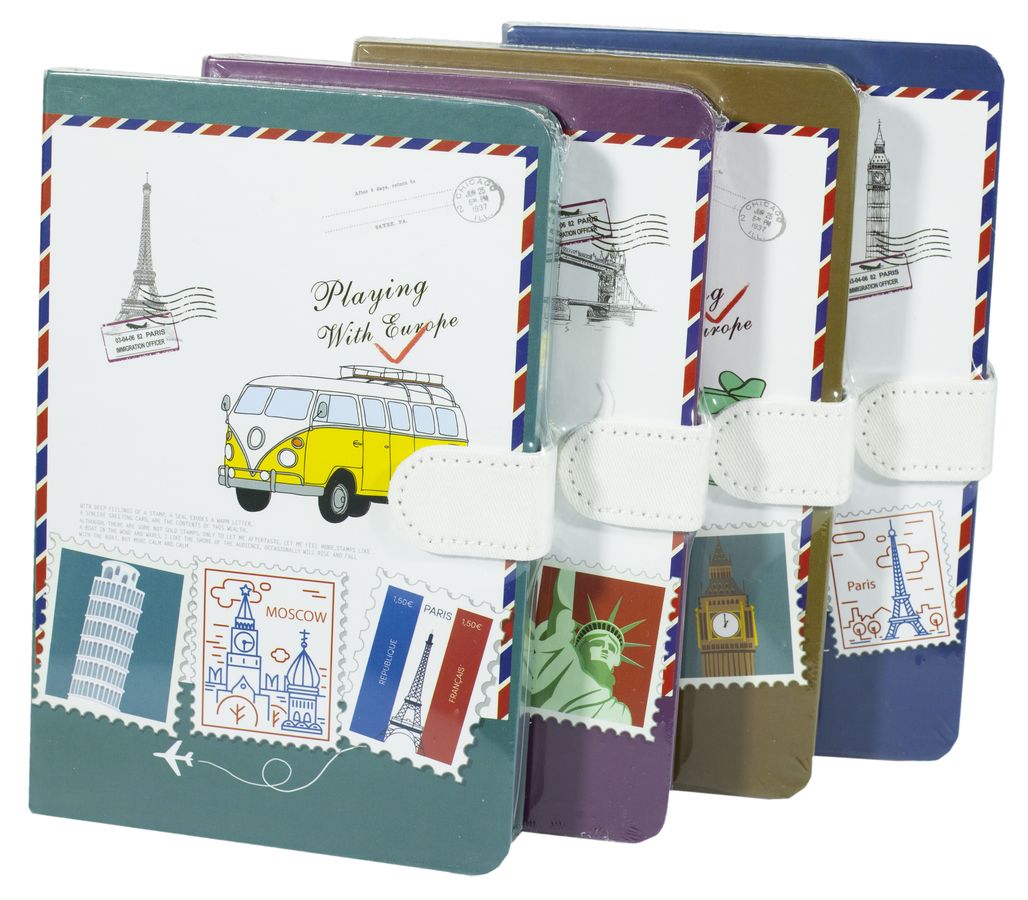 Блокн.на магн.144 л."Города"цв.край к/з_13*19см,4в.в/в,лин.(6*12) (9702 L-20)