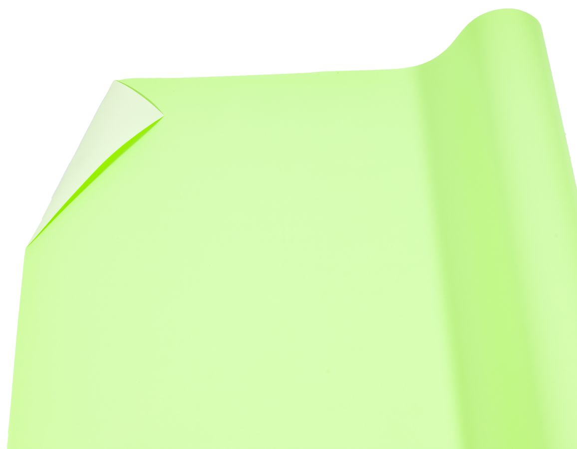 Пленка 0,6мх9ярд  матовая для цветов двуст мята+молочный Зеленый Unison (P2TD-44)