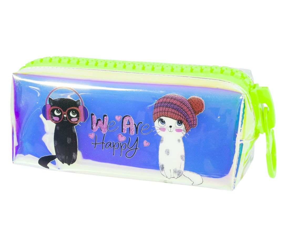 Пенал силиконовый 18,5 х 7,5 х 6,5 см, 1 отделение Зеленый Unison (P601-8)