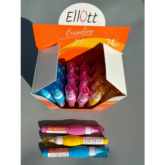 Корректор - ручка "Ellott" 8мл Разноцветный Unison (709ET)