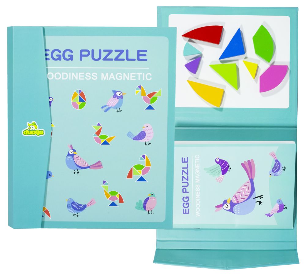 Игра-головоломка дерев.с магнитом "Танграм 9фигур-птицы" 66751-4 (66751-4)