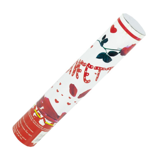 Хлопавка пневматична "Троянди" 80см, 35г, наповнення   пелюстки троянд з тканини Unison (0893-80)