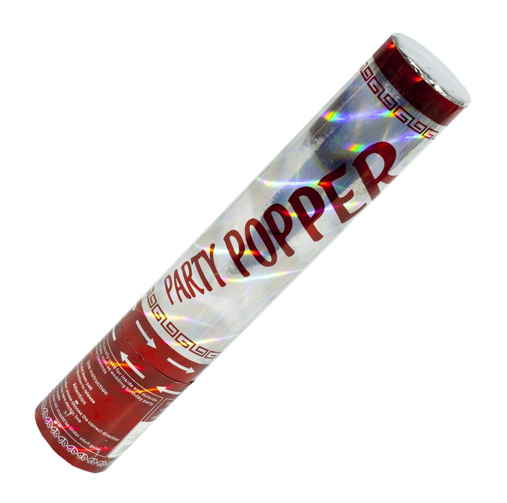 Хлопушка пневм. "Confetti shooter" 30см 20g, бабочки фольга Unison (0899-30)