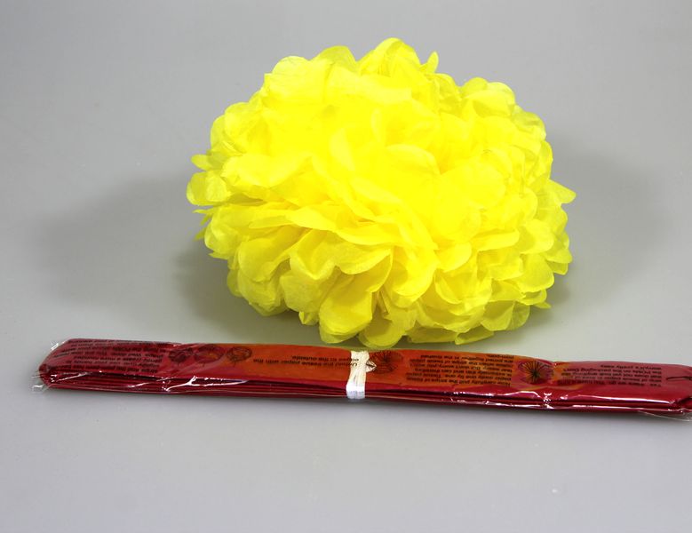 Помпоны декоративные бумажные 35см Разноцветный Unison (0815-24)