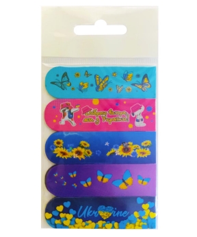 Закладки магнітні 5шт/уп, "Українка" (222121)