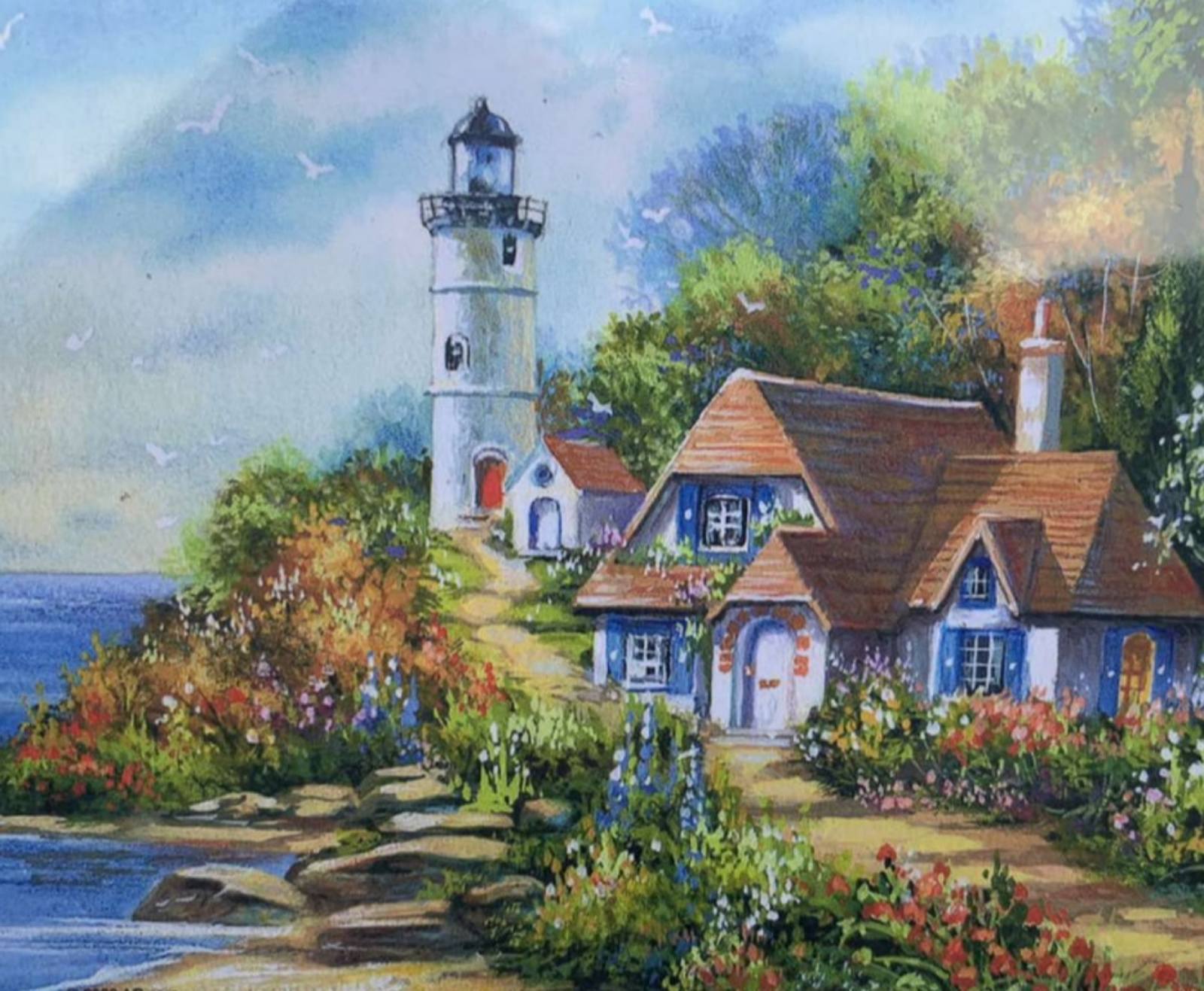 Картина по номерам 30 х 40см  "Маяк" OPP Разноцветный Unison (2033EKTL_O)