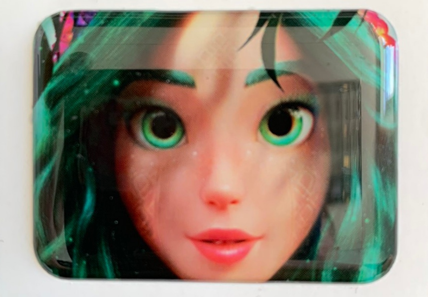 Наліпка об'ємна 3D "Берегиня лісу" 40 х 30мм, 10шт/уп Різнокольоровий Unison (GF-9-3D)