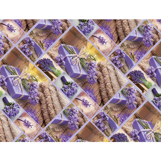 Бумага упаковочная мелованная 80г 10 листов  100 х 70см Разноцветный Unison (PVM10-262)