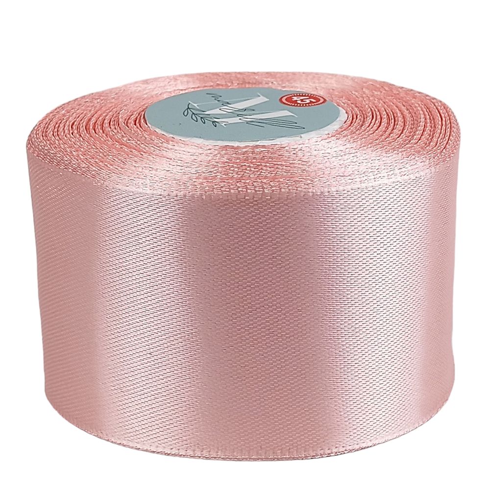 Атласна стрічка 5см (±5мм) x 33м Рожевий Marill (LA5033-153)