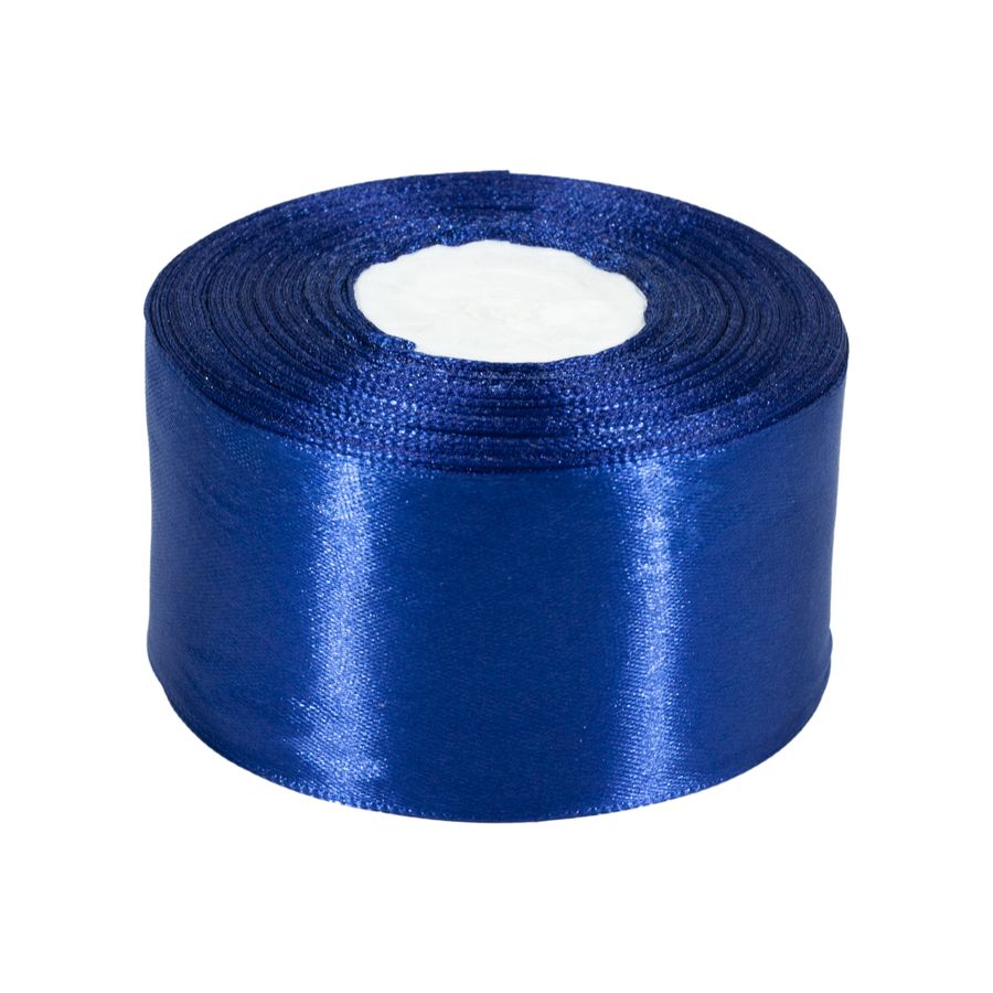 Атласная лента 4см (±5мм) x 33м Синий Marill (LA4033-38)