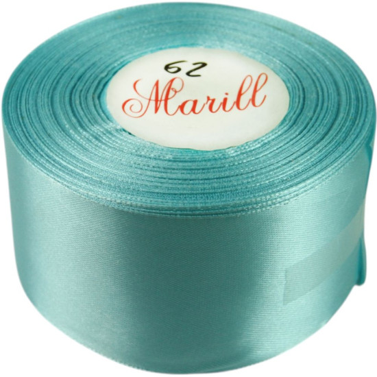 Атласна стрічка 5см (±5мм) x 33м Блакитний Marill (LA5033-62)
