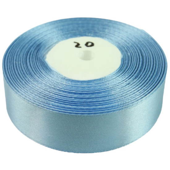 Атласная лента 2,5см x 33м Голубой Marill (LA2533-20)