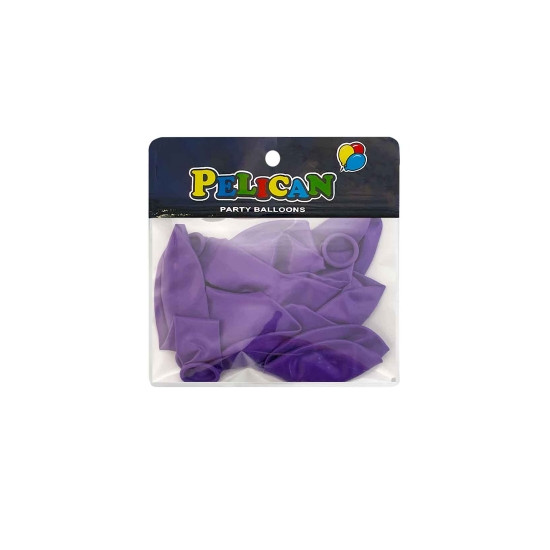 Кульки Pelican 10 '(26 см) пастель  фіолетовий, 10 шт/уп Фіолетовий Pelican (811010)