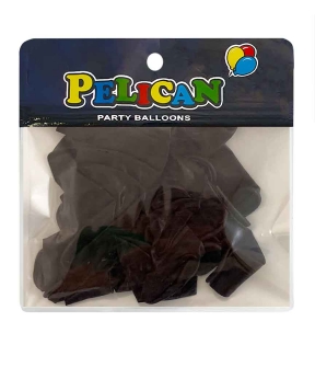 Шарики Pelican 10' (26 см)  винтажный винно красный, 10 шт/уп Красный Pelican (811059)