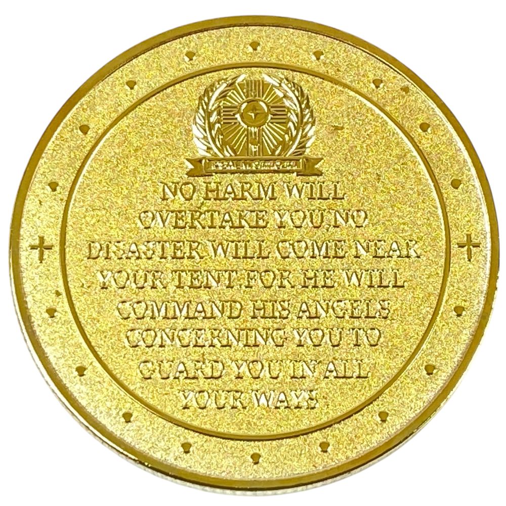 Монета-сувенир Archangel Michael золото, 4см в капсуле (Cs - 1017)