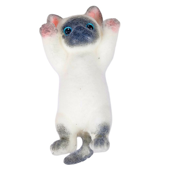 Игрушка-антистерес Сквиши Таба Котик меховой 20 х 7см (713010)