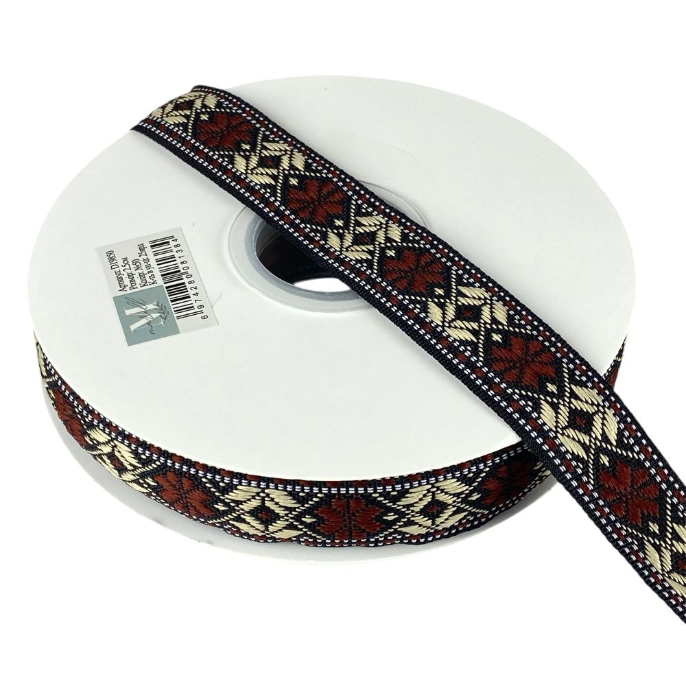 Стрічка репсова 25мм х 22м (D19850-50)