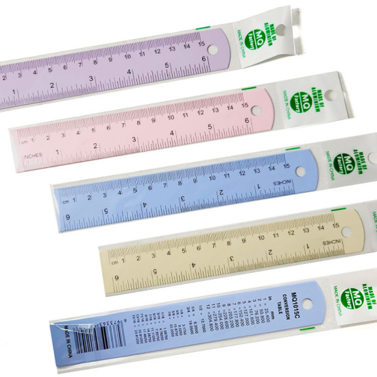 Лінійка алюмінієва, 15см (1015С)