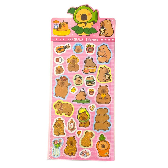 Наклейка "Капибара" 22,5 х 9,5см (ST-4703)