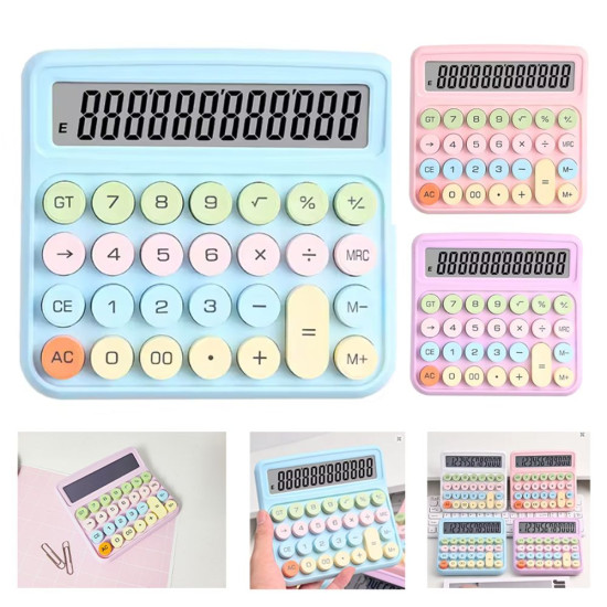 Калькулятор 15 х 14см, 12-розрядний, на батарейці (ZN-2188)