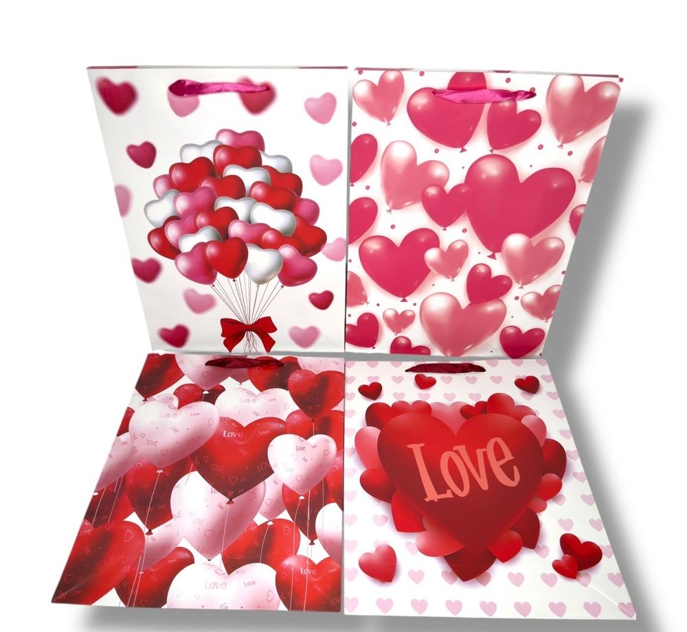 Пакет подарунковий 210гр, 25,5 х 33 х 9,7см  (12шт/уп) Різнокольоровий Unison (ZY-2125B)