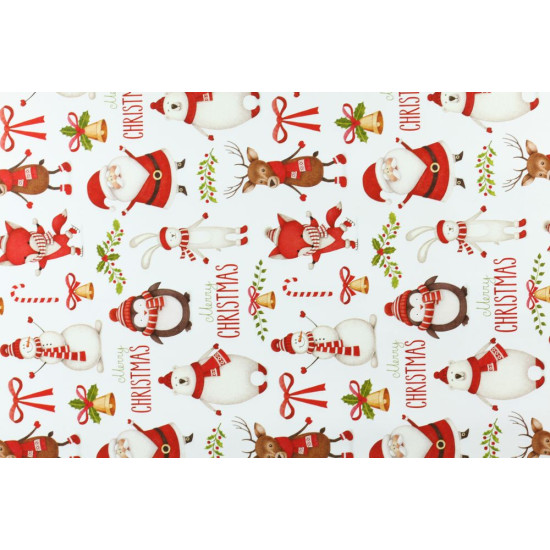Бумага подарочная "с рождеством" (PCZ10070-10-165)