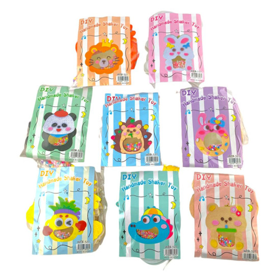 Набор для творчества "Сделай фигуру зверята 3D с фетра" 15 х 15см (038)