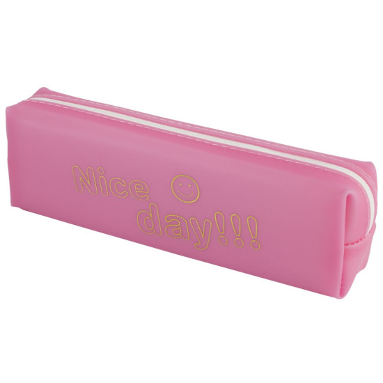 Пенал силикон. "Nice day" 19*5,5*4см, PVC, mix4 (1234)