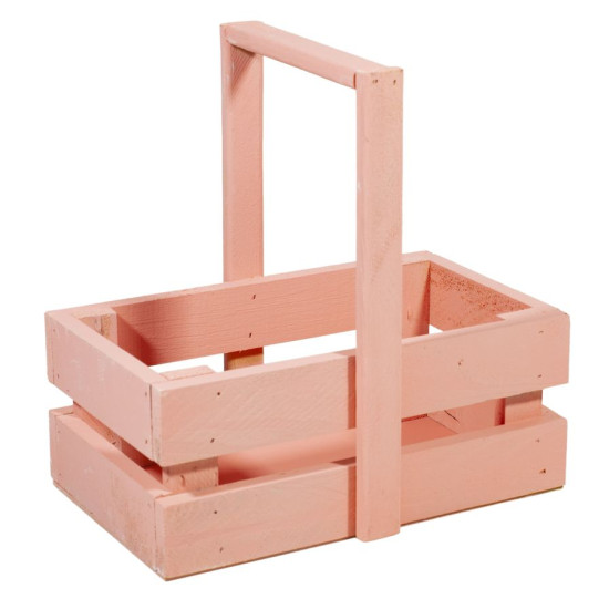 Ящик корал дерев'яний маленький BW-03    25\25\15 (BW-03 coral)