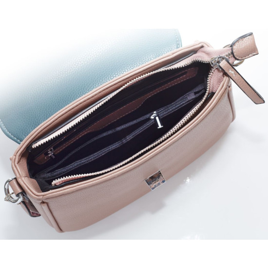 Сумка женская пудра 17х25,5см экокожа (89001 powder)