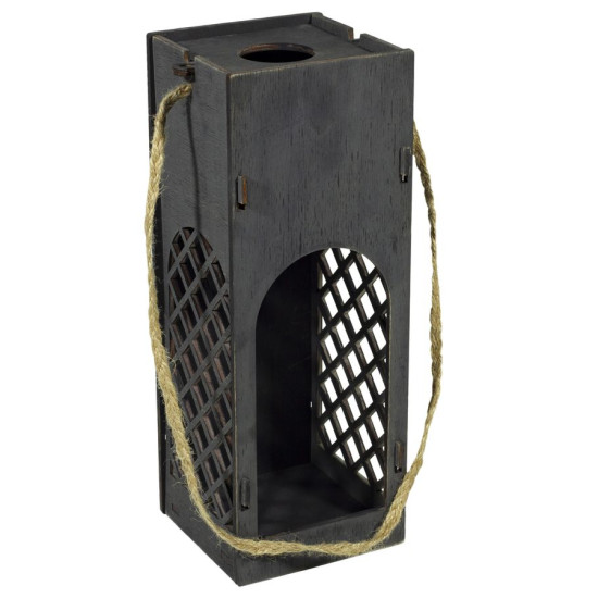 Коробка дерев'яна під пляшку 10х10х28см колiр "палісандр" (BWR-B2)