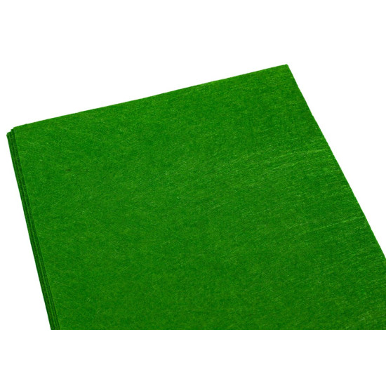 Фетр 20 х 30см, 1,2мм, 10 аркушів, смарагдово зелений Зелений Unison (170HQ-013)