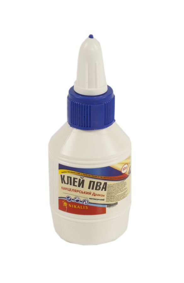 Клей канцелярский 50гр ПВА Дракон Unison (080763)