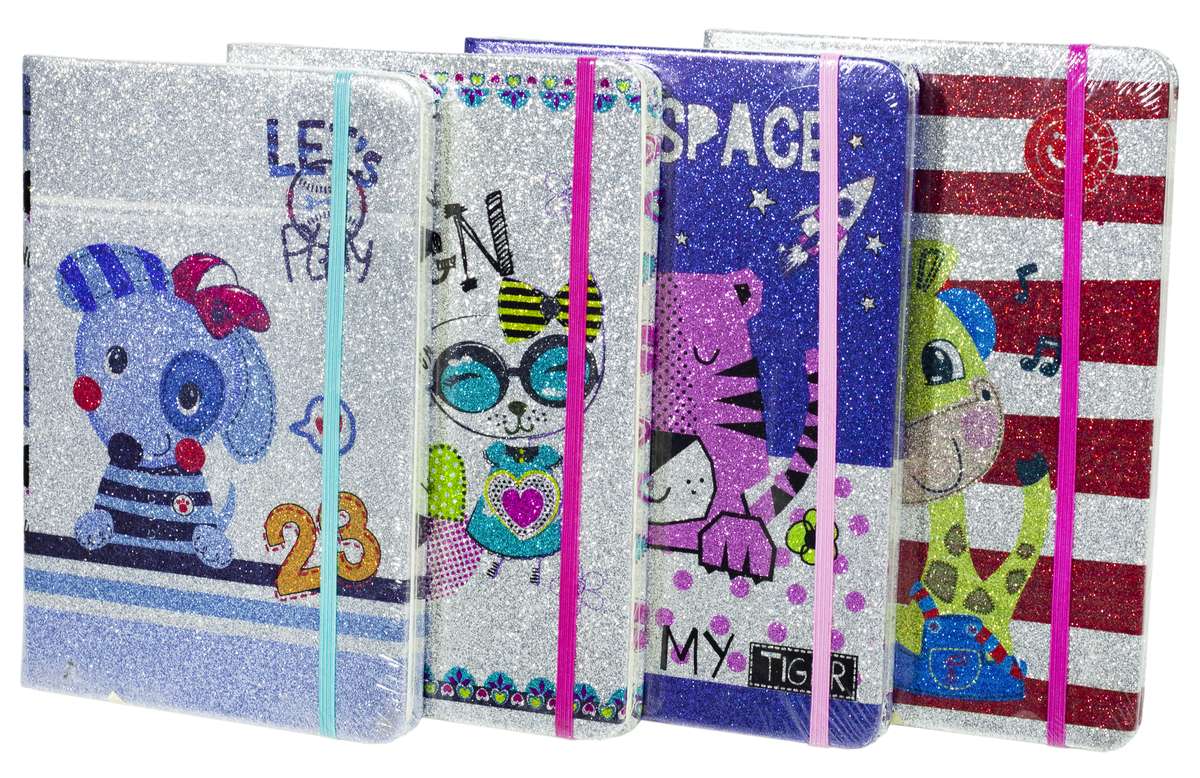 Блокнот на рез. Блест "Зверушки" 14,5*21см А5 P96 70g COLOR/box Разноцветный Unison (2011-А5)