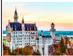 Картина по номерам "Германия-Замок в горах" 40*50см,крас.-акрил,к (3378)