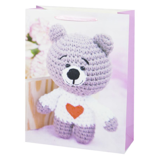 Подарочные пакеты, мишка,Unison, 1911-L (1911-L)