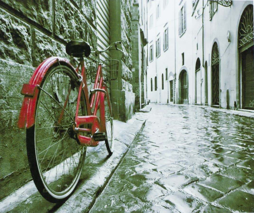 Картина за номерами "Велосипед" 40 * 50см, крас.-акрил, кисть-3шт. (8208)