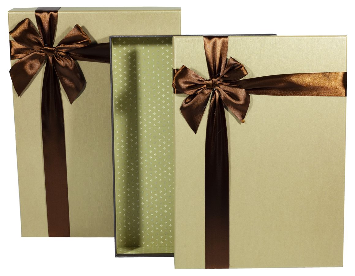 Коробки подарочные прямоугольные, 38.5*27.5*6.6., с ДЕФЕКТОМ (HL-09120-8  №1)