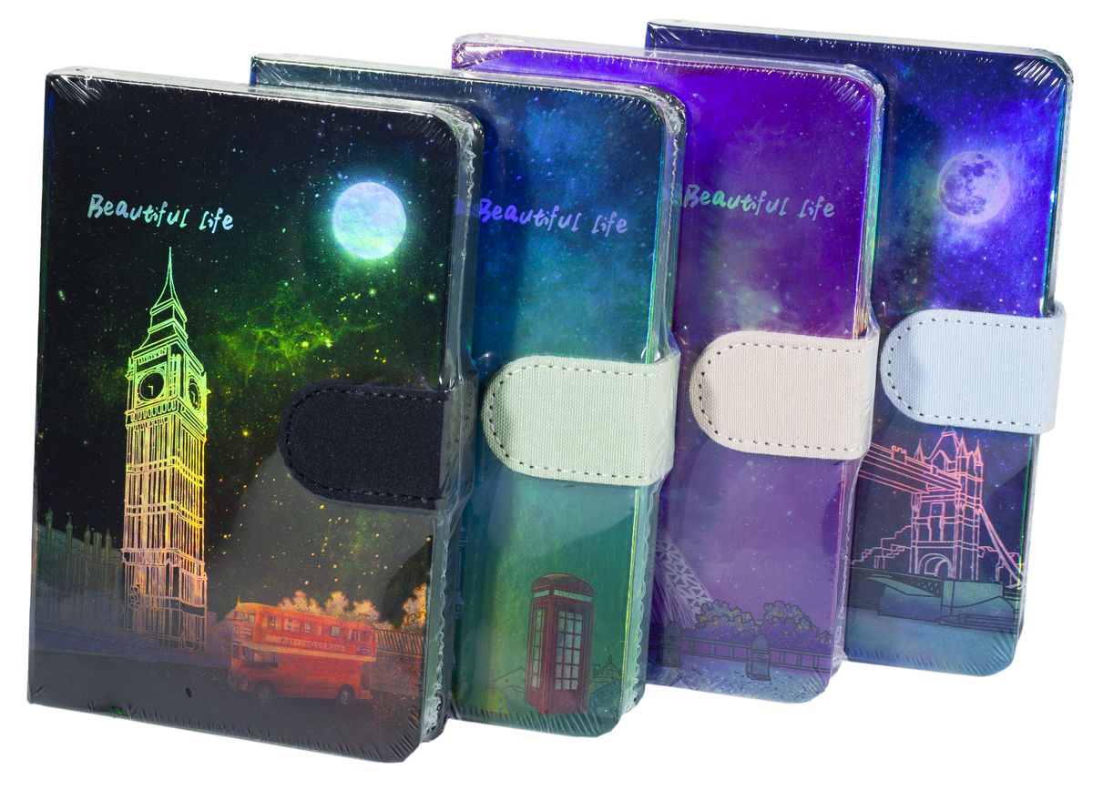 Блокн.на магн.112 л. "Ночн.город-сереб.обв."гологр.обл.,цв.край к/з_ 9 (MY-001-4)