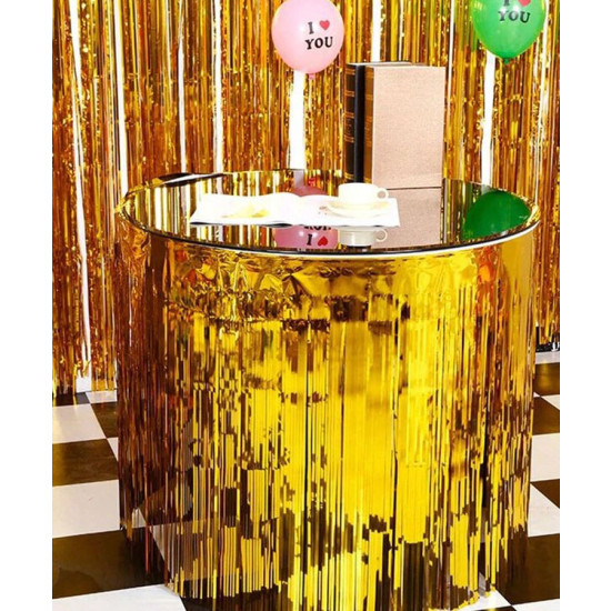 Фотозона 2м*1м золото (871201)