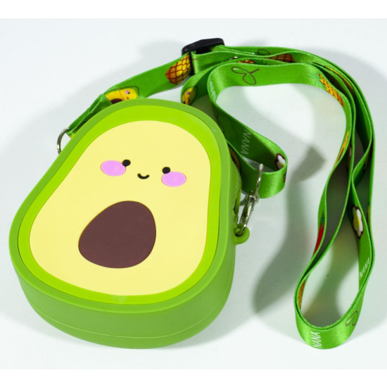 Сумка силиконовая с длинной ручкой 11 х 10см Зеленый Unison (811-10)