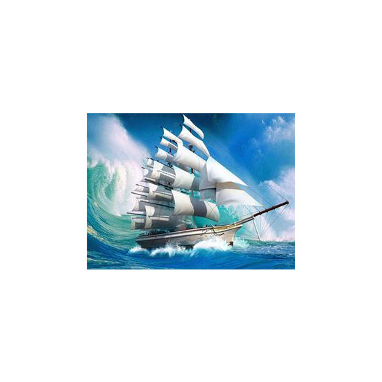 Картина по номерам "Парусник" 40*50см,крас.-акрил,кисть-3шт (RA30817)