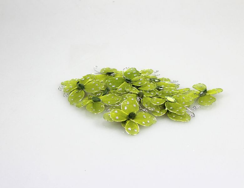 Метелики декоративні BD-1  капронові 2.5 см, 20шт/уп (BD-1)