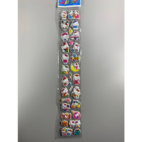 Наклейки 37 х 6см, 25шт/уп Різнокольоровий Unison (HC-9)